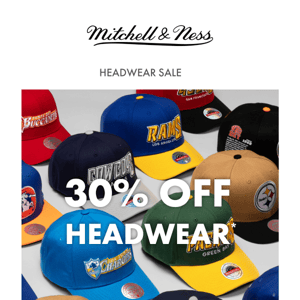 30% Off Headwear Sale TODAY ONLY!