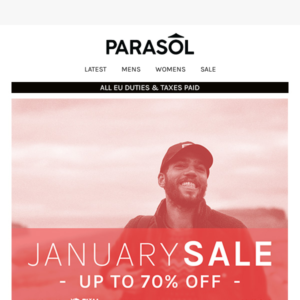 January Sale | Up To 70% Off