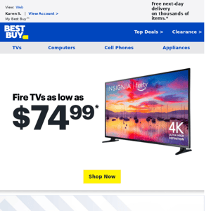 Open me - get ready for amazing offers on Fire TVs...