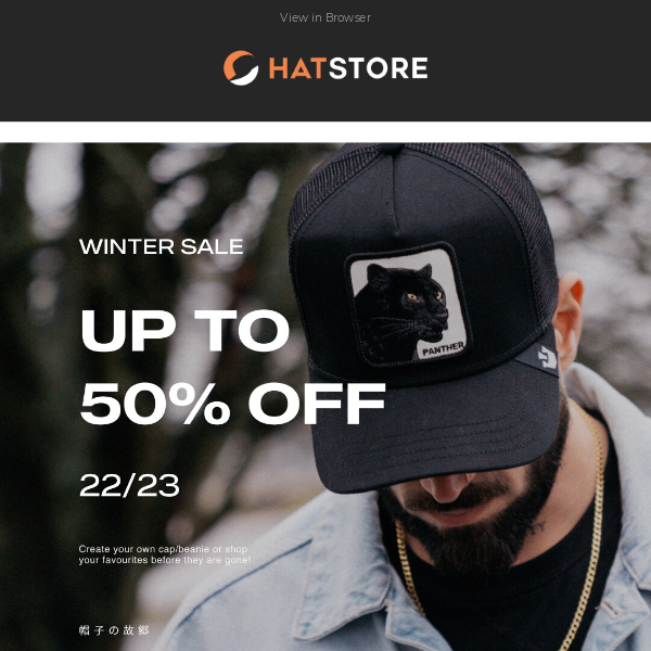 ❄️ Winter Sale - 20-50% OFF EVERYTHING!