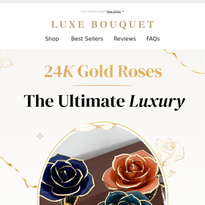 🎉 Celebrate Love and Luxury with 24K Gold Roses