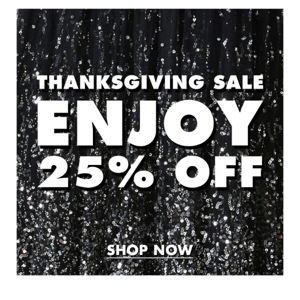 Epic Sale: 25% Off For Black Friday