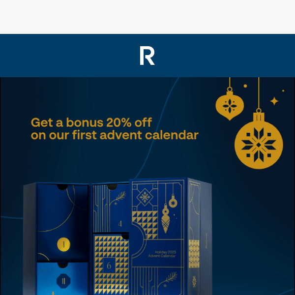 ✨ Save 20% more on our advent calendar