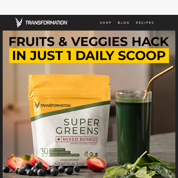 Hack Your Daily Fruits & Veggie Needs