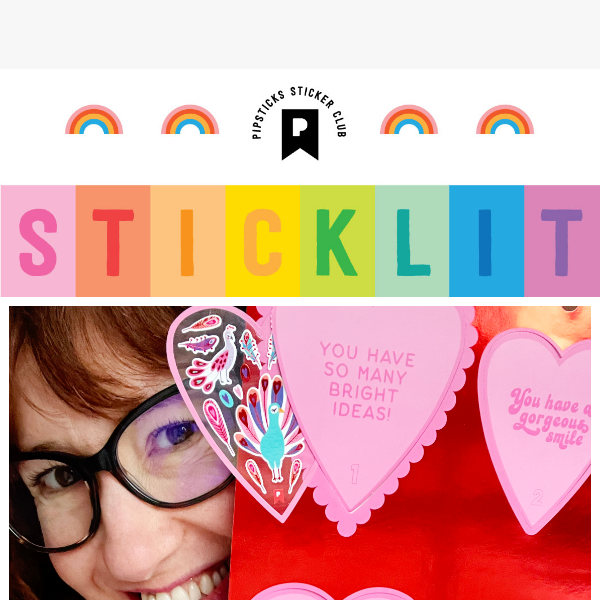 ❤️ February Sticklit: Spreading the sticker love!