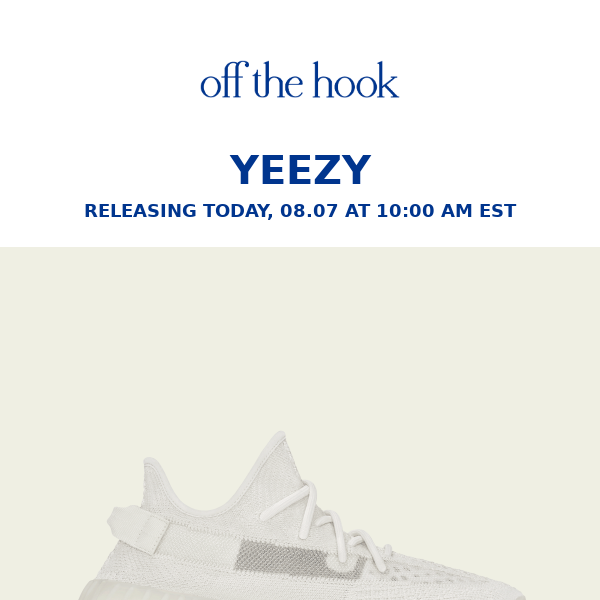DROPPING TODAY | YEEZY DROP 2