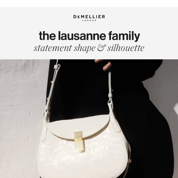 DeMellier Women's Lausanne Leather Saddle Bag