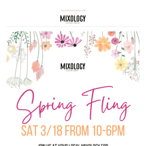 You're invited to our Spring Fling Event🌸