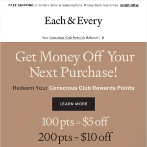 redeem your rewards