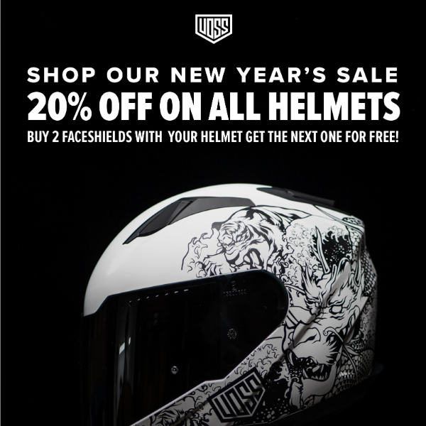 20% off All Helmets