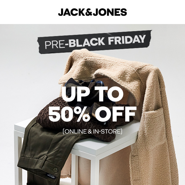 Pre-Black Friday 🚨 Up to 50% OFF