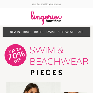 Suitcase Essentials: Pieces Swimwear & Beachwear up to 70% off