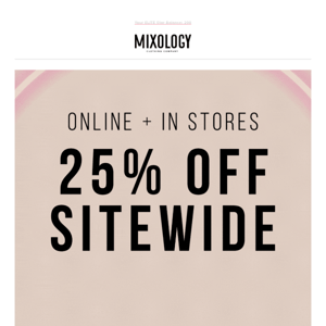 25% off: 1 HOUR LEFT