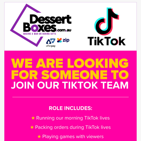 Get paid to TikTok