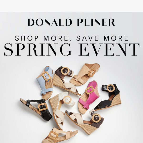 Spring Forward with 25% Off $250, 30% Off $300!