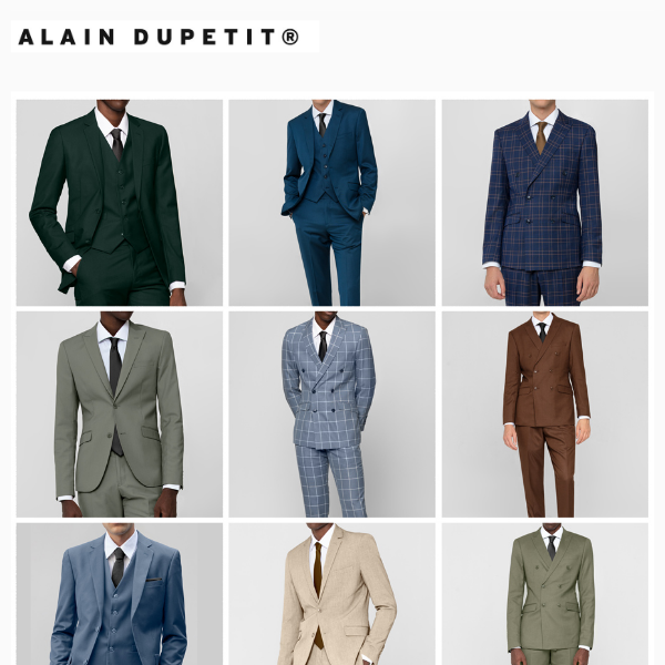 Many Suits Back in Stock | Suits on Sale Starting at $49 | Free Suit Contest