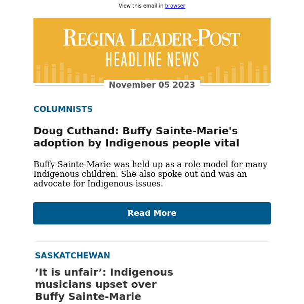 The Leader-Post from Regina, Saskatchewan, Canada 