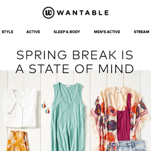 almost gone: the Spring Break Style Edit