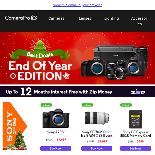 Shoot for Savings: Best Deals To End The Year!