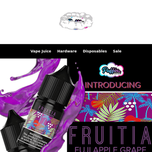 In Stock🍎Fruitia Salts E-liquid🥤