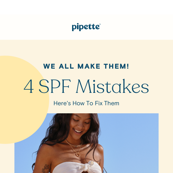 4 SPF mistakes you’re probably making