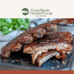 Back in stock: juicy ribs for the BBQ lovers!