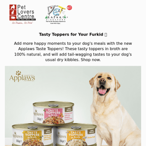 Tasty Toppers for Your Furkid 🐶