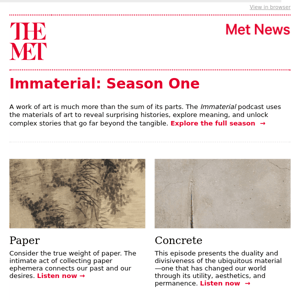 Immaterial: Season One