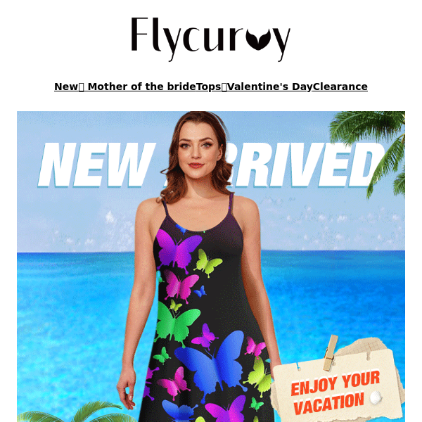 FlyCurvy, Get ready for VACATION, new collection landed