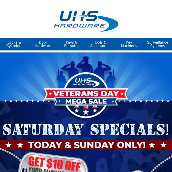 💲$20 Off Veterans Day Sale Specials!💰