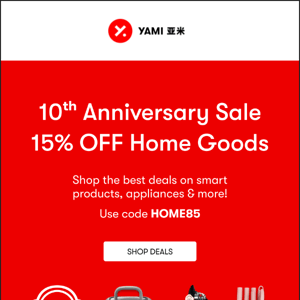 🏠15% Off Smart Products, Appliances & More!