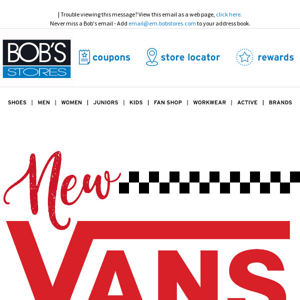 New Vans Styles! Tees, Sneakers, Hats & More