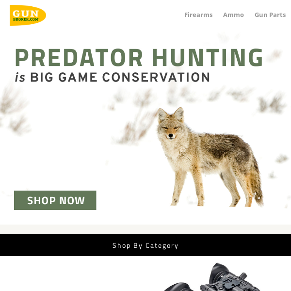 Predator Hunting is Big Game Conservation. Shop Predator Hunting Now!