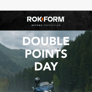 Today Only: Double Points! ✌️