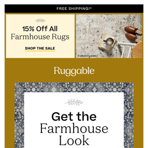 Get the Farmhouse Look (At a Discount!)