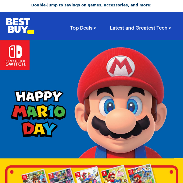 Best buy deals mario day