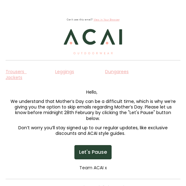 Acai Activewear - Latest Emails, Sales & Deals