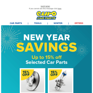 Up To 15% Off Selected Parts | Unexpected Car Parts Costs? Spread the Cost with PayPal...