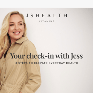 Your check-in with Jess