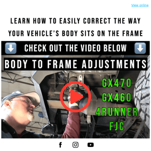 How to make your vehicle ride level | Body to frame correction 🔧