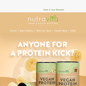 Hey Nutravita, need a protein kick?