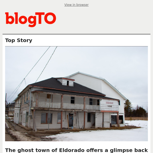 The latest from blogTO