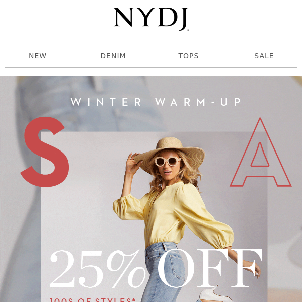 Warm Up with 25% OFF