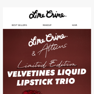 Limited Edition Velvetines Liquid Lipstick Trio 😮