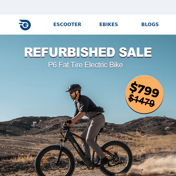 $799! P6 Refurbished E-bike on Sale!