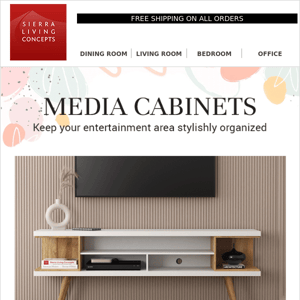 Enhance Your TV-Viewing Experience. Shop Media Cabinets »