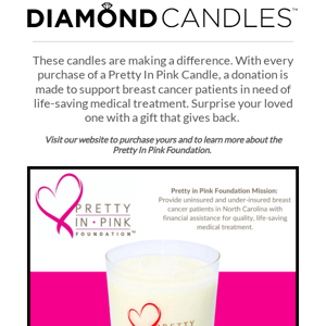 This candle is helping to save lives. 💓