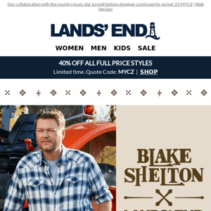 Have you seen the new Blake Shelton range?