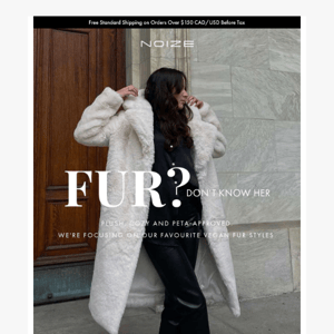 Plush Vegan Fur Coats