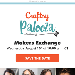 Join us for the Makers Exchange on Wednesday!